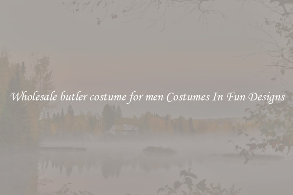 Wholesale butler costume for men Costumes In Fun Designs