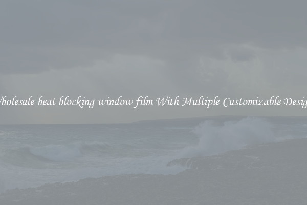 Wholesale heat blocking window film With Multiple Customizable Designs