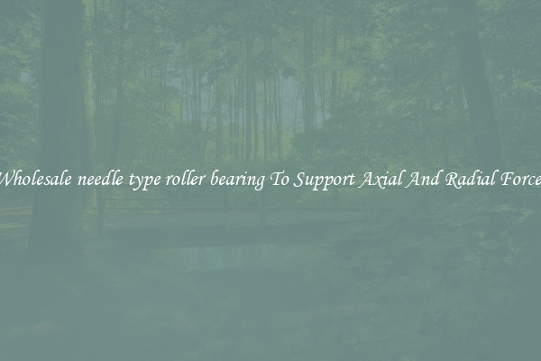 Wholesale needle type roller bearing To Support Axial And Radial Forces