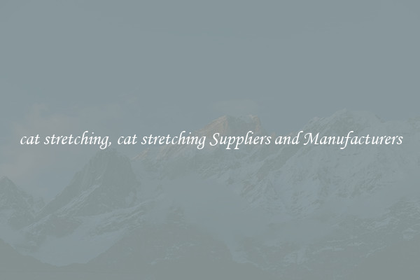 cat stretching, cat stretching Suppliers and Manufacturers