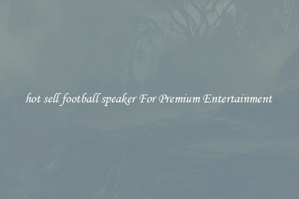 hot sell football speaker For Premium Entertainment 