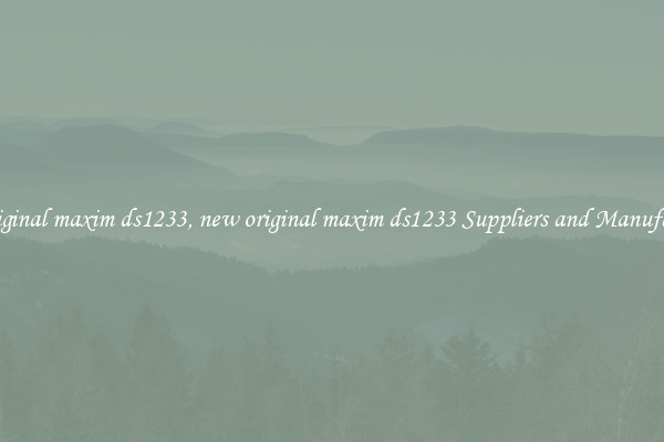 new original maxim ds1233, new original maxim ds1233 Suppliers and Manufacturers