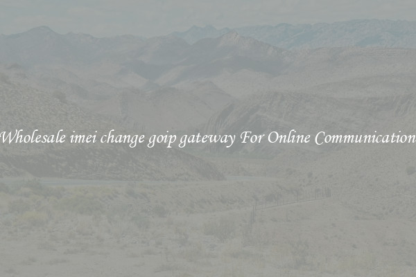 Wholesale imei change goip gateway For Online Communication 