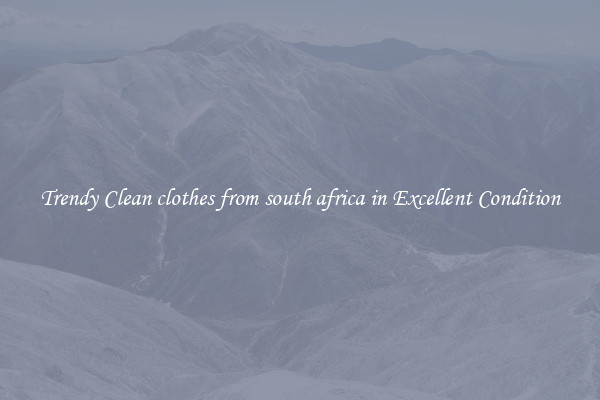 Trendy Clean clothes from south africa in Excellent Condition
