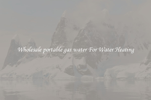 Wholesale portable gas water For Water Heating