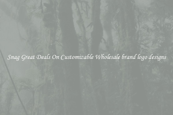 Snag Great Deals On Customizable Wholesale brand logo designs