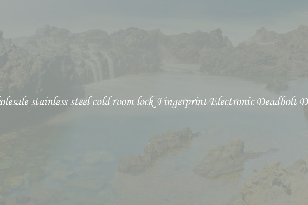 Wholesale stainless steel cold room lock Fingerprint Electronic Deadbolt Door 