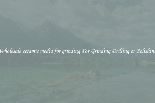 Wholesale ceramic media for grinding For Grinding Drilling or Polishing